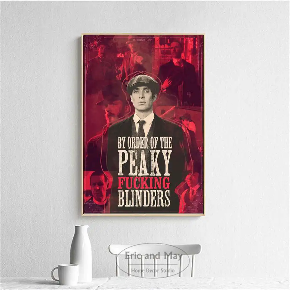 2 Peaky Blinders ТВ-шоу серии настенные картины плакаты Художественная печать на холсте без рамы картины украшения Современный домашний декор Куадрос - Цвет: 2