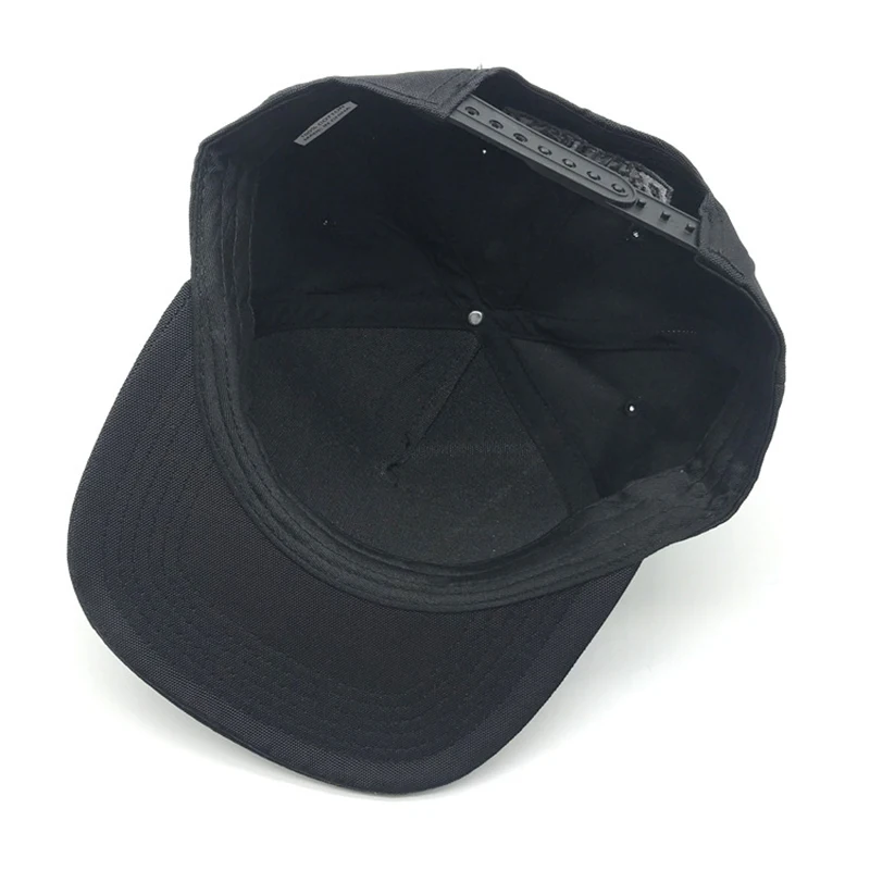 Кепка для мальчиков и детей Черная кепка Snapback Dad регулируемая хлопковая плоская