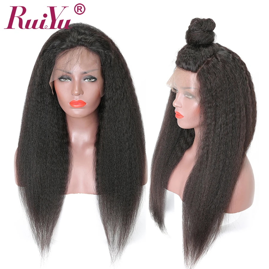 Кудрявый прямой парик фронта шнурка человеческих волос парики бразильские