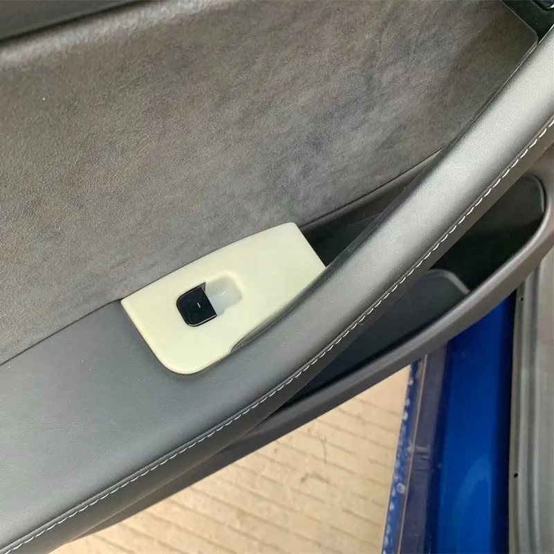 

For Tesla Model 3 Window Carbon Fiber Button Switch Decoration Frame