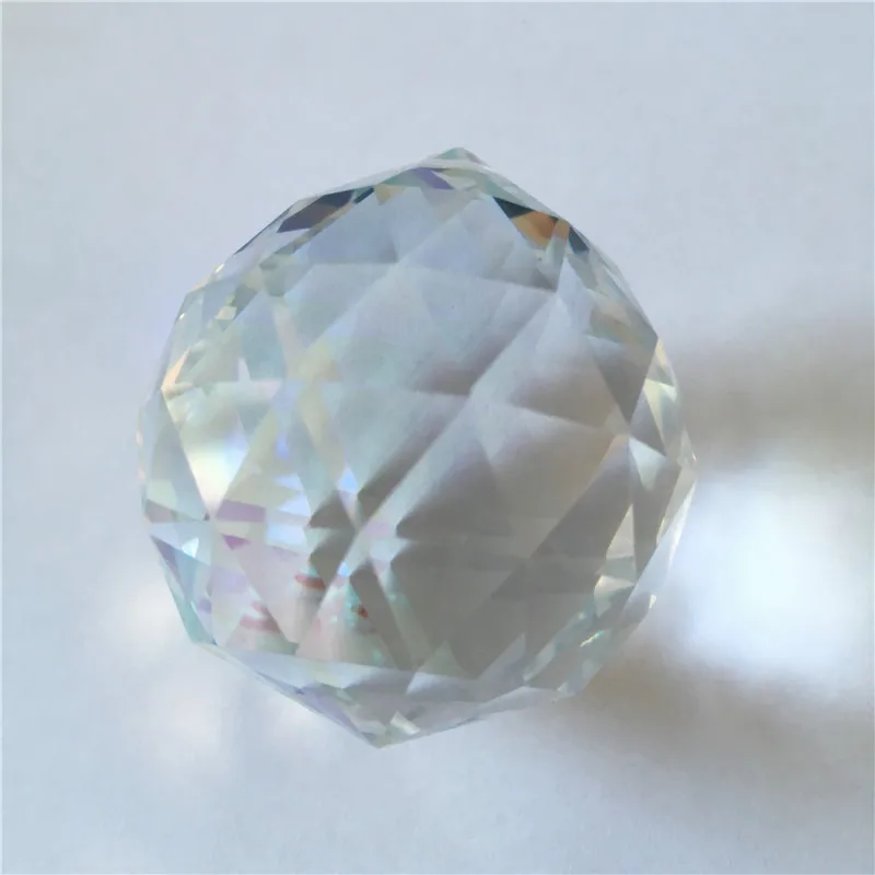 10 шт./лот 40 мм AB цвет хрустальная люстра шар Висячие шары стеклянные призмы