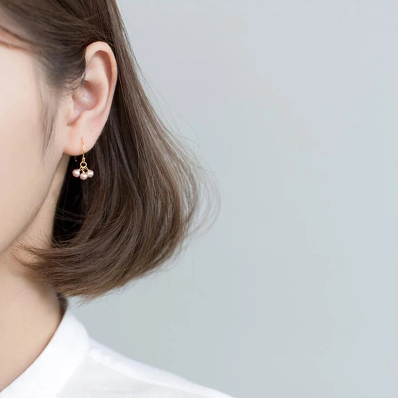 Женские серьги капли из стерлингового серебра S925 пробы модные ювелирные изделия