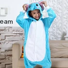 Детский Kugurumi комбинезон в виде животных Слон фланелевый костюм для косплея весь пижамы Одна деталь детская одежда для отдыха для мальчиков и девочек, зимняя Пижама, одежда для сна