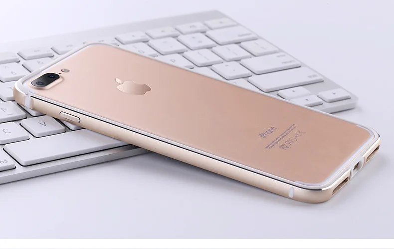 Алюминиевый металлический бампер для iPhone 7 7 Plus, тонкая рамка, чехол для телефона, полная защита, покрытие из сплава, Ультратонкий чехол, Capinha для Apple