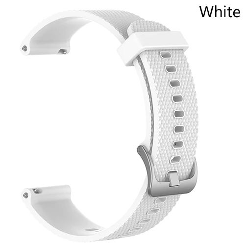 White Унисекс часы аксессуары браслет для huawei Часы GT/Honor Magic gps водонепроницаемый 22 мм ремешок замена ремешок силиконовая Петля - Цвет: White