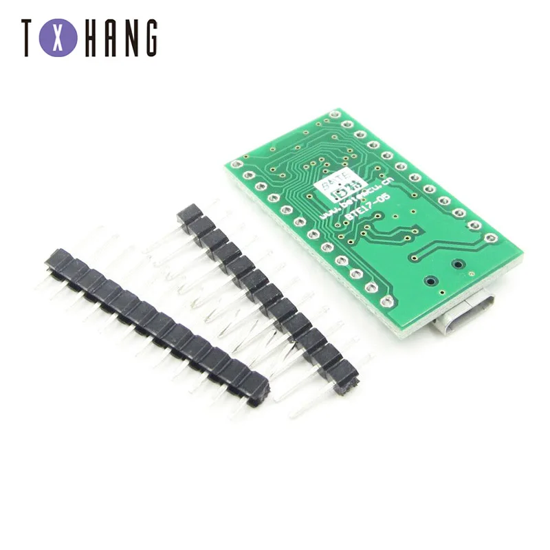 Pro Micro для arduino Mini ATmega32U4 5 В/16 МГц модуль с 2-рядным штыревым разъемом Leonardo |