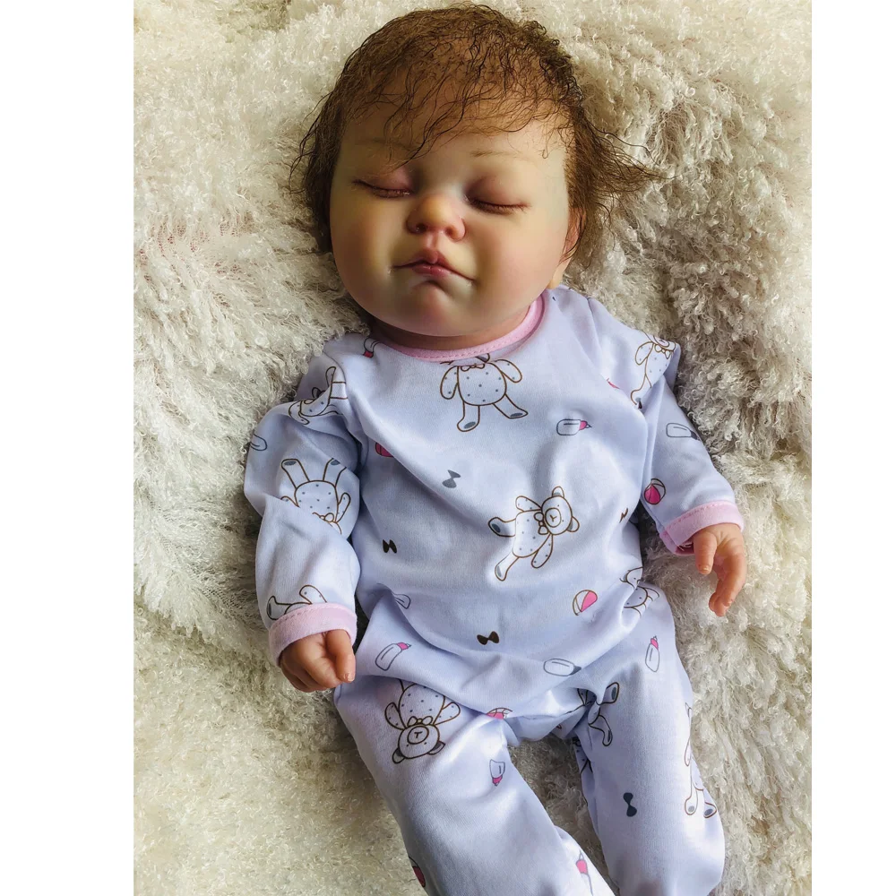 Высокое качество Bebe Кукла реборн 20 дюймов полный силиконовый винил reborn baby doll кровеносный сосуд яркие богатые картины Julie для коллекции