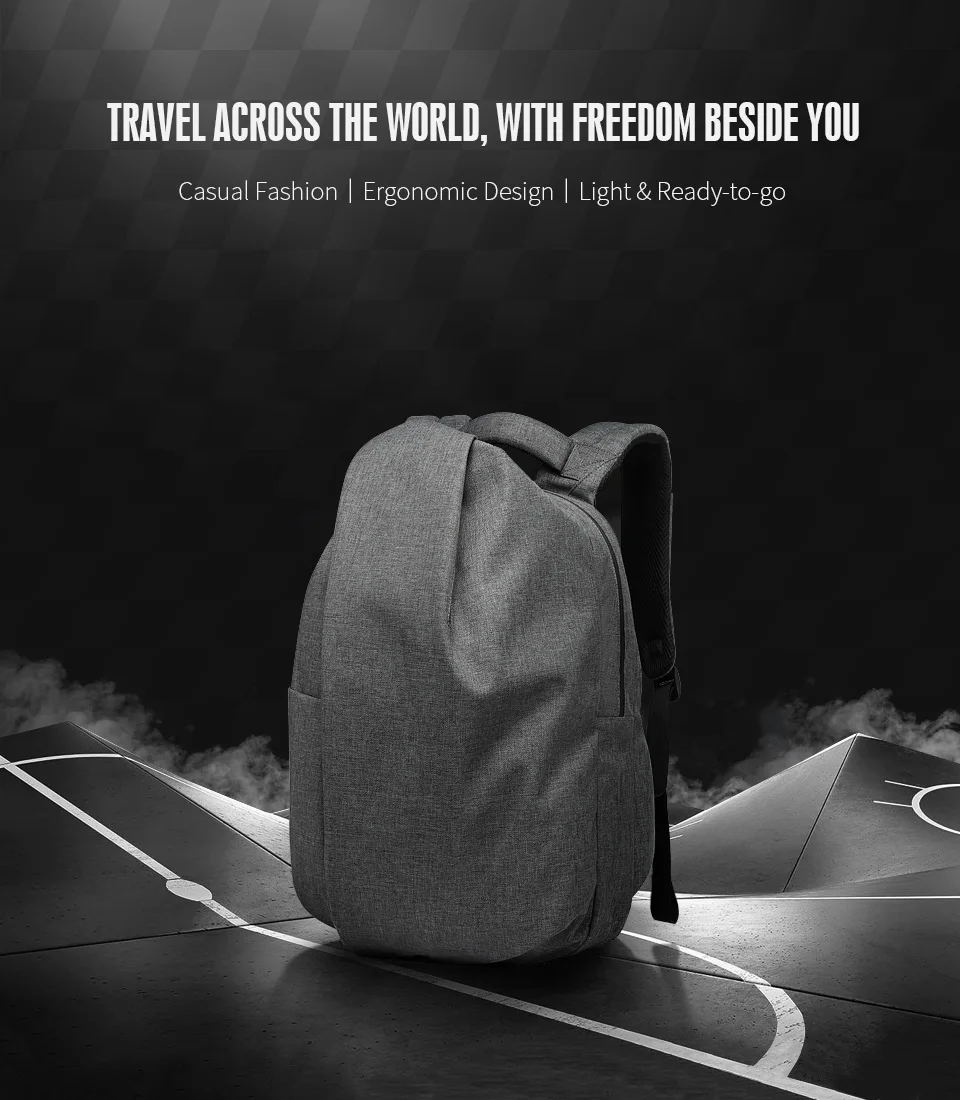 YESO модный мужской рюкзак для ноутбука с usb-портом 15,6 '', рюкзак для путешествий с защитой от воров, Водонепроницаемый Школьный рюкзак большой емкости