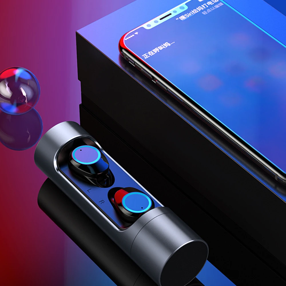 Bluetooth 5.0 Touch Control Wireless TWS Earbuds Waterproof Stereo Music air Headset pods mini Earpiece X8 Earphone | Электроника