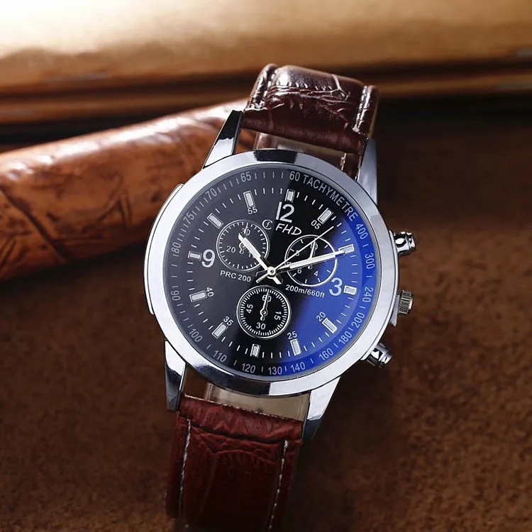 Женские часы из искусственной кожи аналоговые кварцевые повседневные мужские