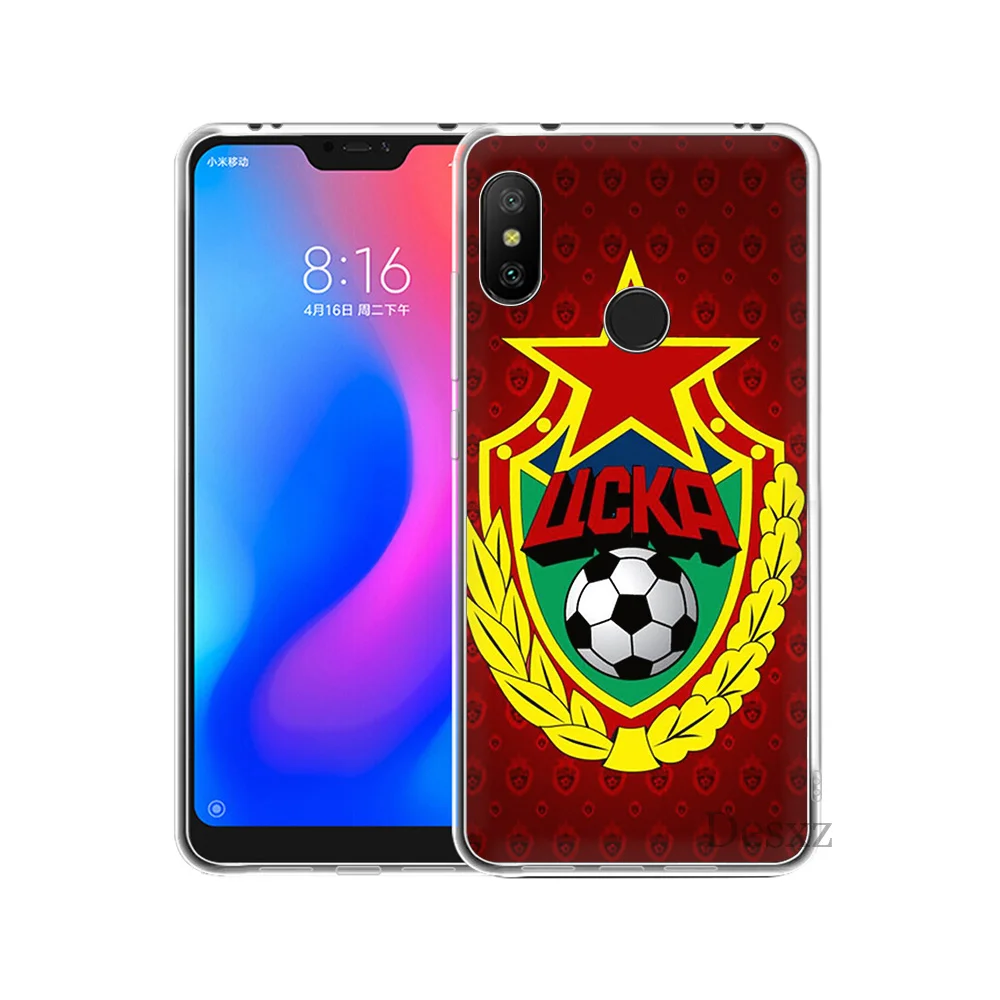 Жесткий Чехол для мобильного телефона Desxz ЦСКА МСК клуб Xiaomi Mi 5 5S 6 8 9 A1 A2 5X 6X Mix 2S F1 Lite