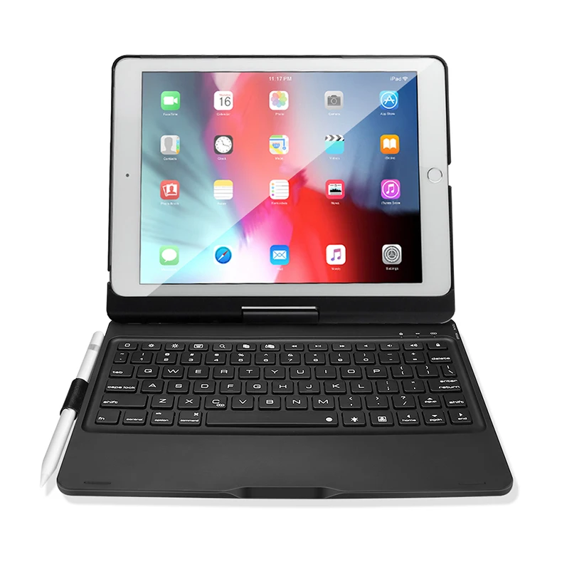 Беспроводной Bluetooth клавиатура чехол для iPad Air 3 чехол смарт-Обложка для планшета iPad Air 10,5 с карандашницей Fundas