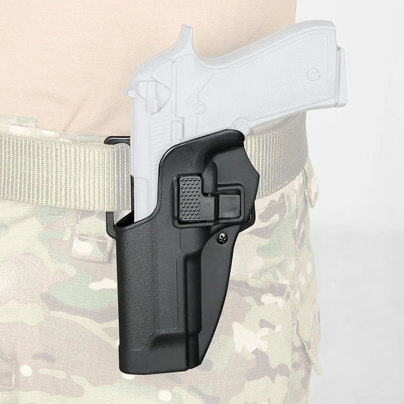 

PPT Tactical Holster M92 Left Hand Holster for Hunting Shooting Black Tan Color gs7-0106
