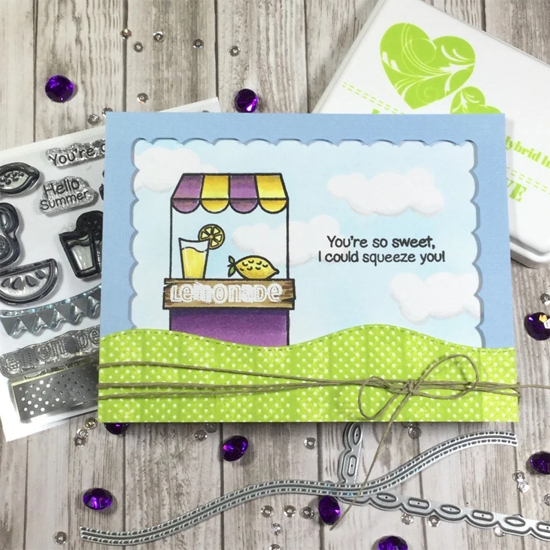 Fruit Stand &amp Hello Summer Clear Stamps for DIY Scrapbooking Craft Making Decor Transparent Stempels New Silicone Seal | Дом и сад