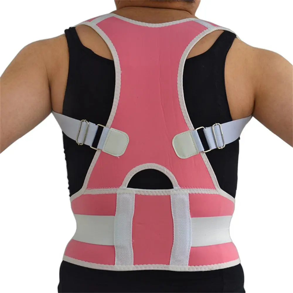 Мужской Корректор осанки регулируемый поддерживающий корсет для спины