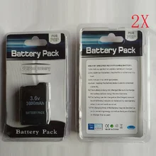 2x3600 mAh аккумулятор для sony psp 1000 psp 1000 playstation портативная литий-ионная аккумуляторная Замена батарей