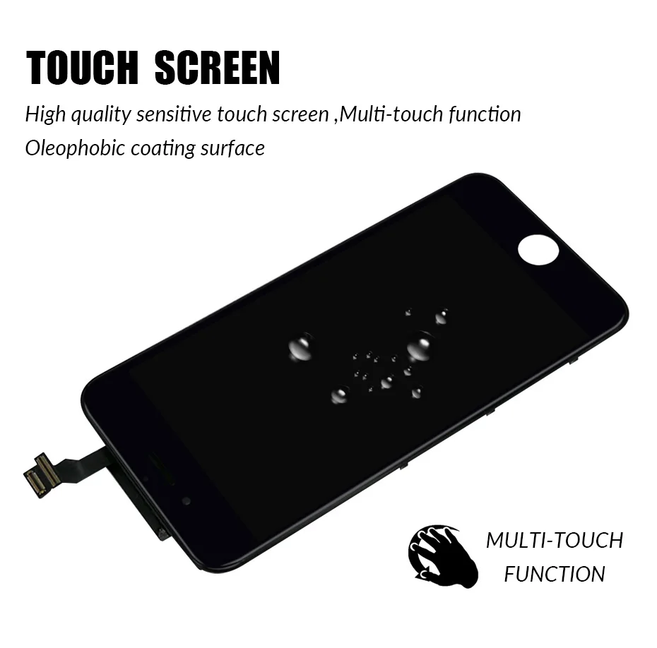 AAA ЖК-дисплей для iphone 6, 6s, 7, 8 Plus, сенсорный экран, дигитайзер, 3D Замена, полная сборка для iphone 5S, ЖК-дисплей Ecran Pantalla