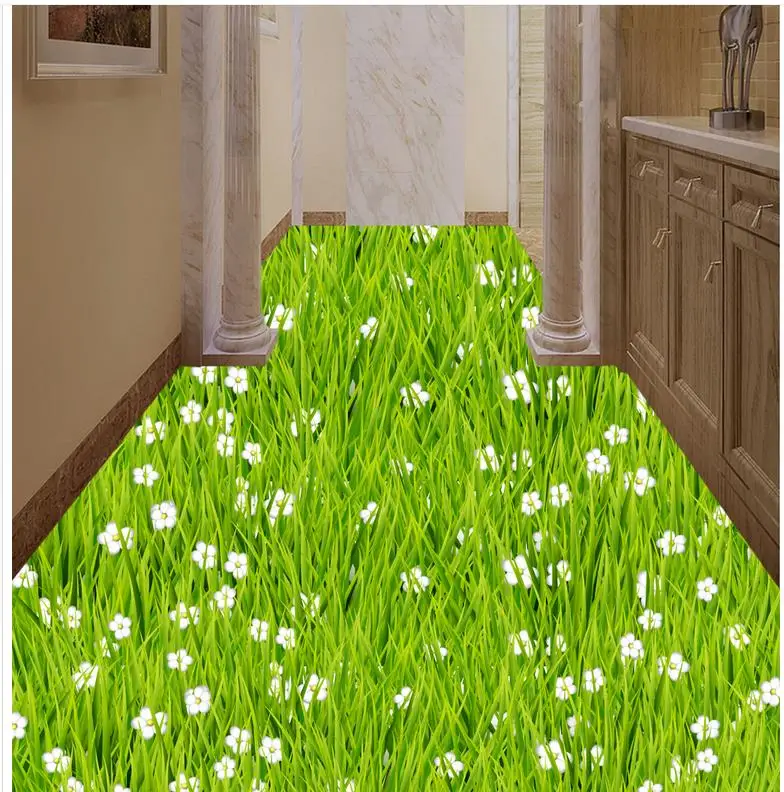 3d обои для ванной комнаты водостойкие кухни пол из ПВХ|pvc flooring wallpaper|floor wallpaperwallpaper