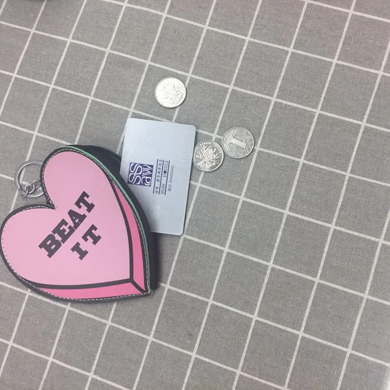 PACGOTH Kawaii сердце Pill Форма PU кожаные кошельки для монет творческий свежий