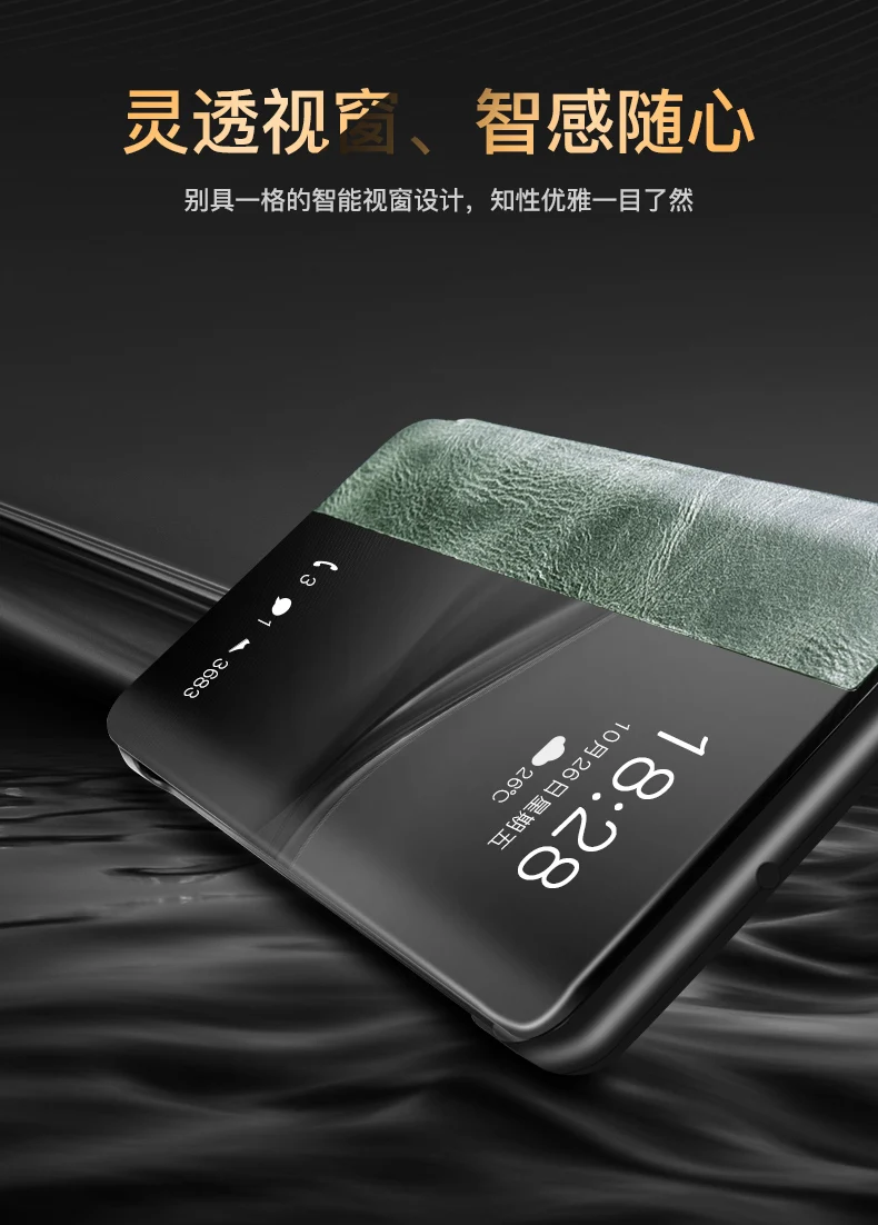 Xoomz Модный чехол из натуральной кожи с откидной крышкой для huawei P30 с розничной посылка с первым слоем из воловьей кожи, крышка для huawei P30 Pro