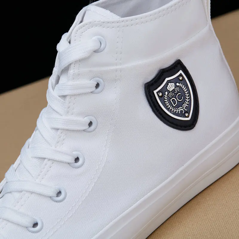 New 2018 High Quality Spring Summer Canvas Shoes Men Sneakers Top White Casual Male Brand Fashion | Обувь