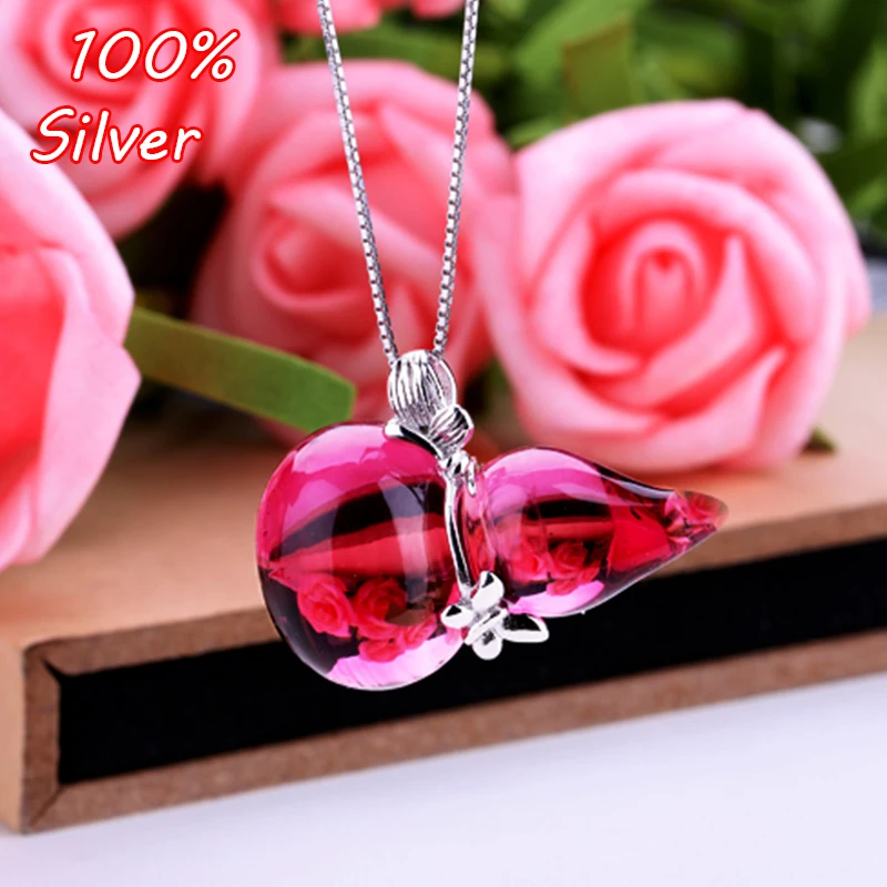 100% Стерлинговое Серебро S925 Цвет Кнопка diy Тыква серебряная застежка нефритовый