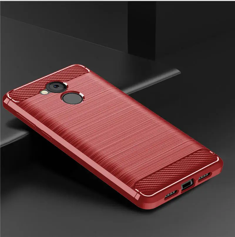 Для huawei NOVA smart чехол huawei DIG-L21 Силиконовая задняя крышка чехол для телефона для huawei NOVA Smart Dig-L01 DIG-L21HN мягкий чехол - Цвет: Red