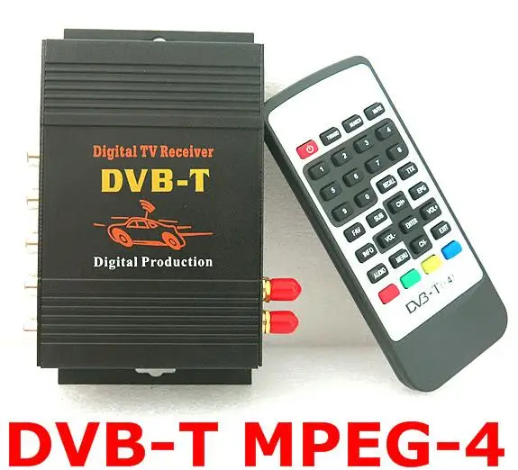 Автомобильные аксессуары цифровой DVB T (MPEG 4) Двойной тюнер ТВ приемник