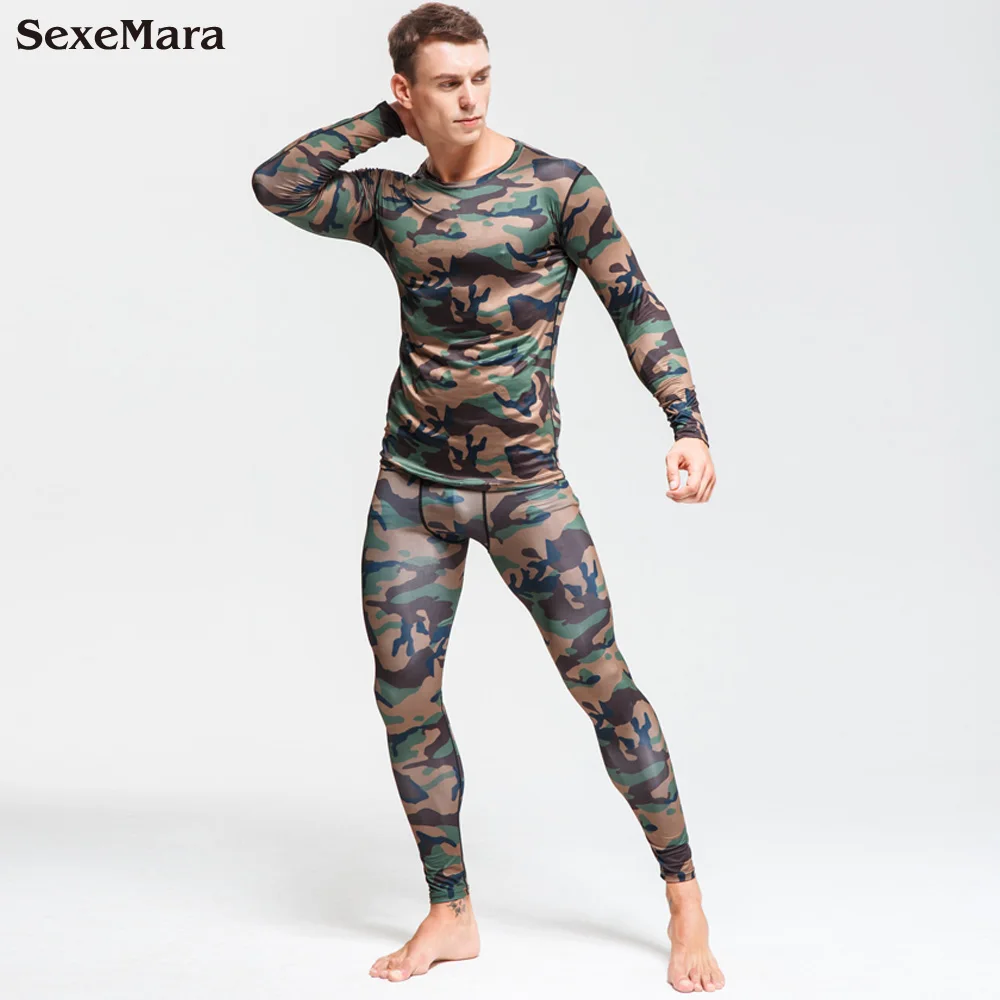 

New Men's Compression Shirt Pants Set Bodybuilding Tight Long Sleeves Shirts Leggings Sports Suit Workout Gym Fitness Sportswear