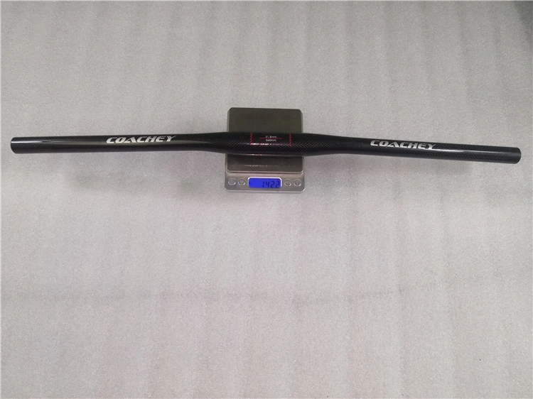 Полный carb on fiber T800 3K UD MTB дорожный крейсер BMX детский плоский руль с OEM ODM логотипом 31,8x580-820 мм