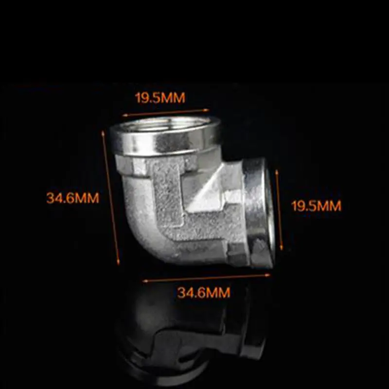 Внутренний разъем L Type 201 для шланга с резьбой 1/2 дюйма до BSP|elbow connector|stainless steel pipe