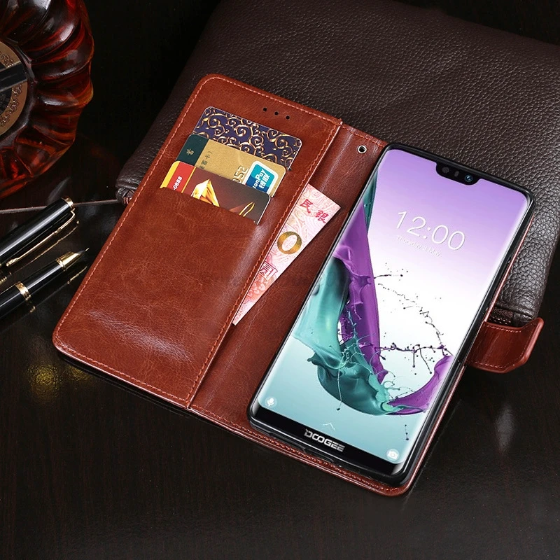 Капа Doogee N10 силиконовый чехол из искусственной кожи Кошелек задняя крышка флип-чехол Для Doogee Y7 Чехол Для Doogee N10 N 10 5,8" чехол для телефона