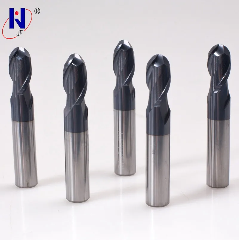 JF R4 * 16 D8 60 2F Твердосплавные 4 флейты концевая фреза метрическая 70HRC PT с покрытием