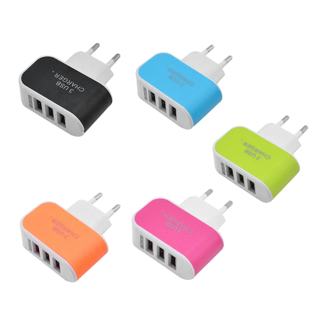 3 порта USB зарядное устройство для мобильного телефона вилка Европа/США зарядное устройство для путешествий настенное зарядное устройство адаптер для iPhone для Xiaomi для samsung зарядное устройство для телефона