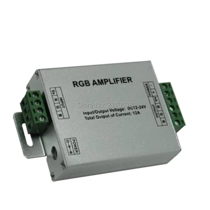 2 шт./лот DC 12 24 в RGB релейный усилитель общий анод 3H полноцветный светодиодный лупа