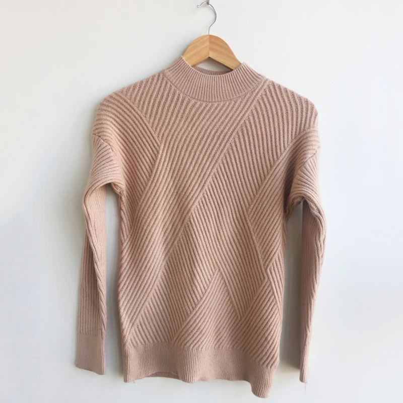 Свитера Женский пуловер свитер женские зимние 2018 тонкий эластичный вязаный