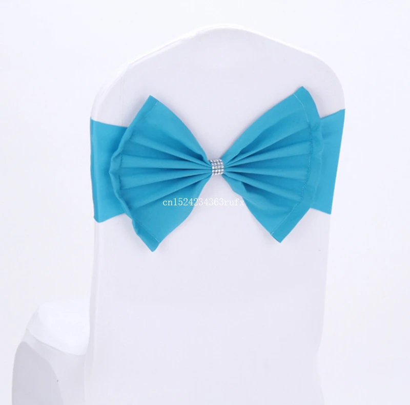 100 шт. накидки на стулья для свадебной галстук бабочка эластичные чехлы кресла