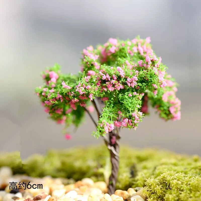 Искусственное дерево 2 шт. сказочные миниатюрюры садовые украшения для DIY