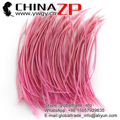 Pink Chinazp Feathers Розничная торговля Размер 20~ 25 см(8~ 10 дюймов) 100 шт./лот экспорт хорошее качество DIY украшения гусиные биоты перья - Цвет: Pink