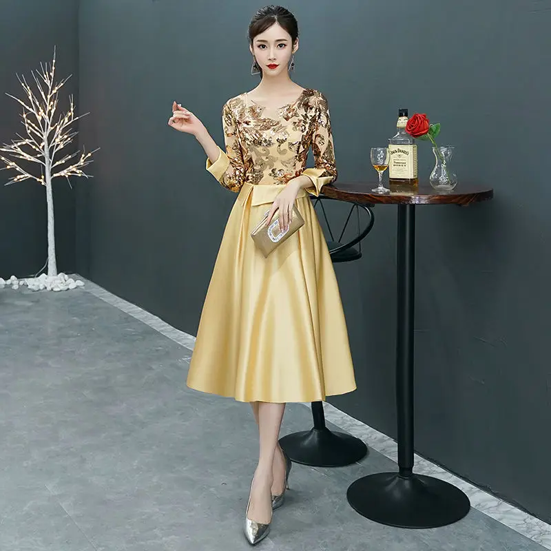 o-neck dresses women dresses party dresses lace slim dinner clothing korean style dignity and elegant lady summer dresses