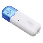 USB Bluetooth-совместимый стерео музыкальный приемник, беспроводной аудио адаптер, комплект ключа, встроенный микрофон для динамика, для телефона, автомобиля