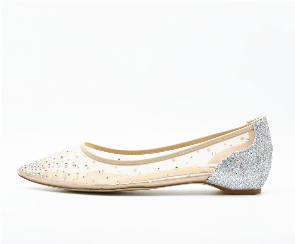 Buono Scarpe/Женская обувь с острым носком на каблуке, украшенная стразами; модная обувь серебристого цвета; туфли-лодочки на высоком каблуке; роскошные свадебные туфли для вечеринки
