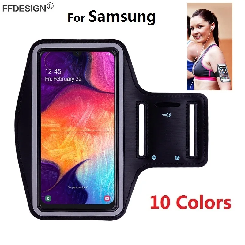 Спортивные для бега браслет контейнер сумка чехол телефона на руку samsung Galaxy A30 A40