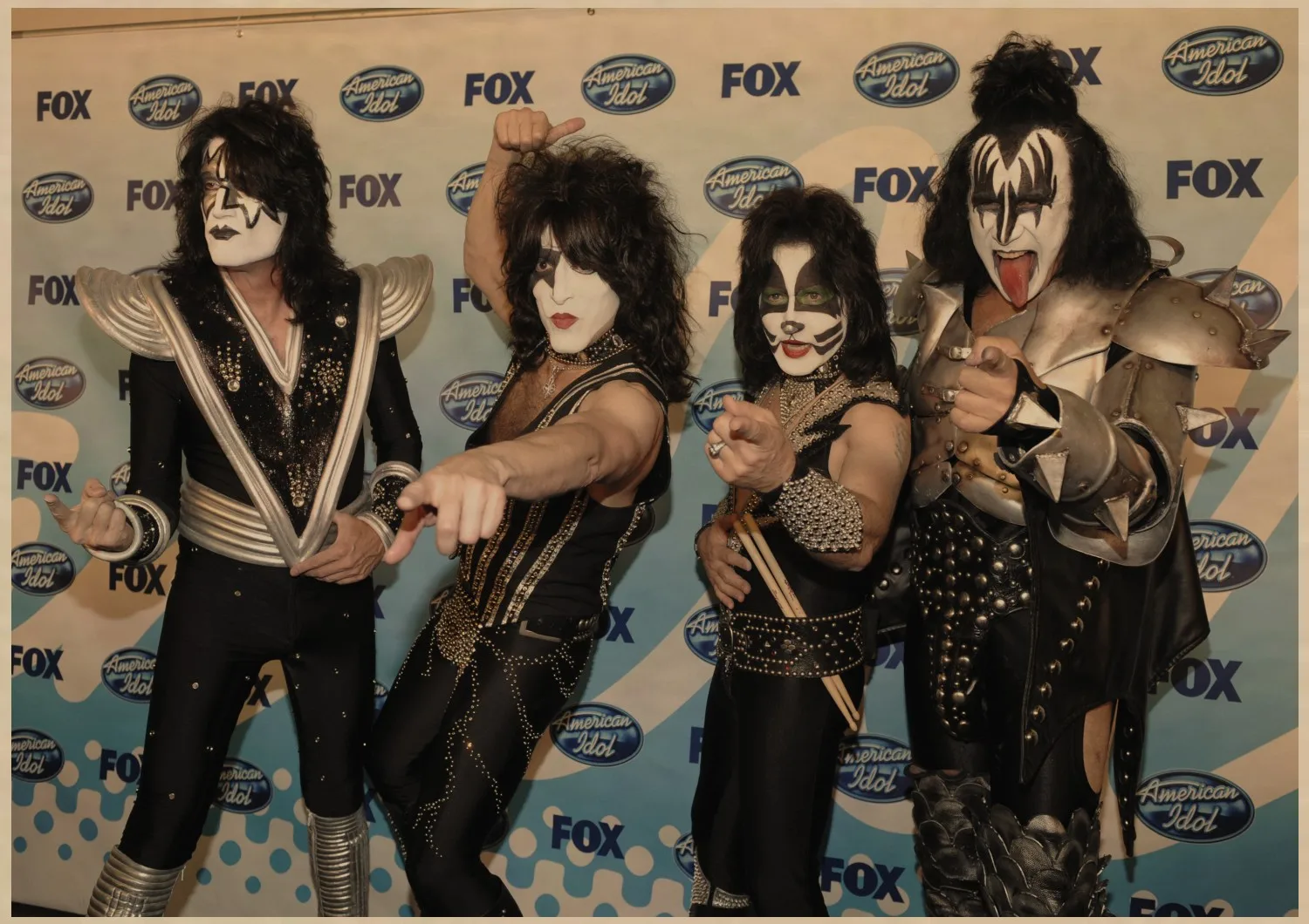 Винтажный постер Kiss band Kraft Ретро Европейская и американская музыкальная команда