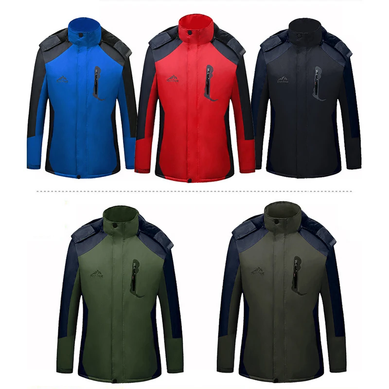 Hiking Down Jacket Couple Wear Snow Men Women Ski Suit Skiing Snowboard Costume Hooded Outdoor Climbing Cycling Fishing Jackets | Спорт и