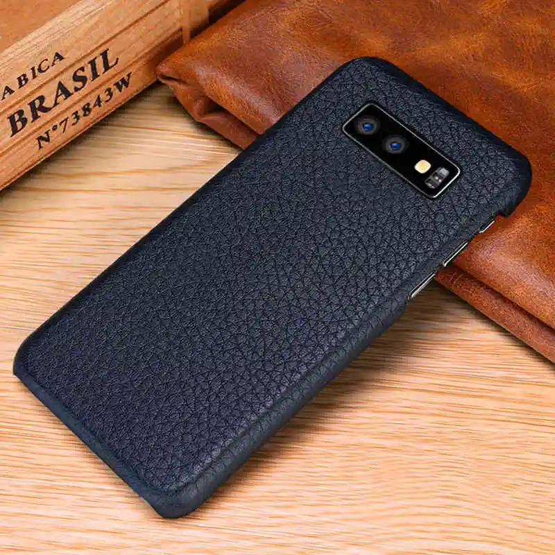 Чехол S8Plus из натуральной кожи для samsung Galaxy S8 Plus, роскошный чехол с рисунком личи для телефона, чехол для samsung Galaxy Note 8