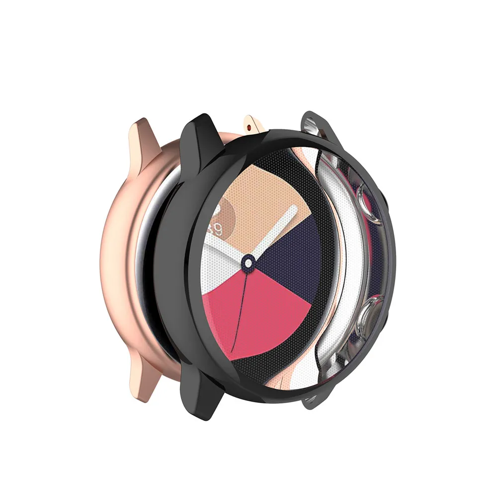 Чехол для часов для samsung Galaxy Watch Active SM-R500, Смарт-часы с гальваническим покрытием, защитная крышка на 360 градусов, чехол, устойчивый к царапинам