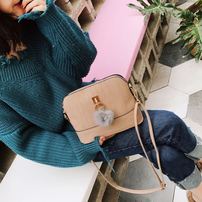 YBYT Brand 2018New Women Crossbody Bags Simple Fashion Shell Shape Small Messenger Shoulder Bag Ladies Hot Sale Casual | Багаж и сумки