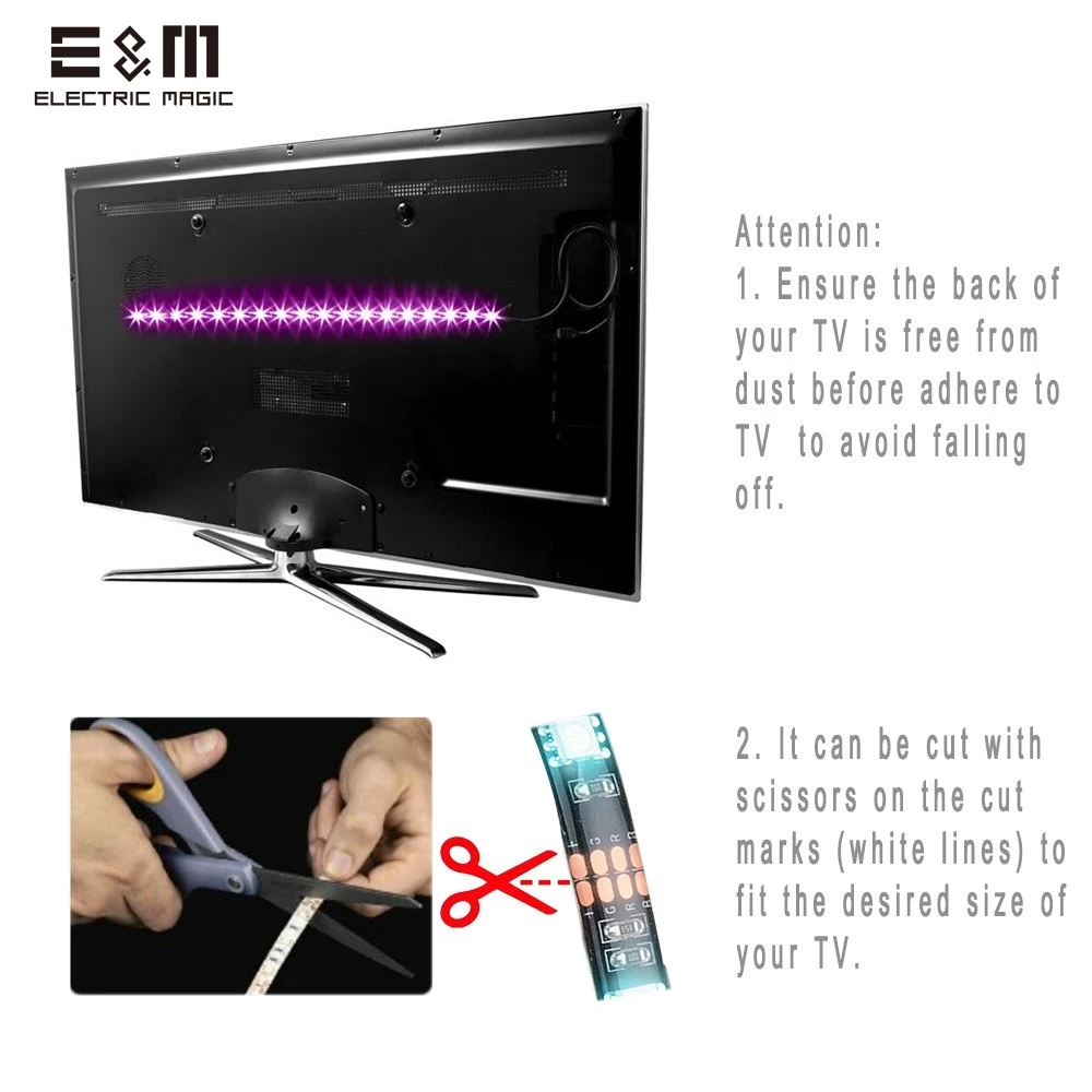 Customized LED RGB Dream Color Ambilight Ambibox PC Monitor Display TV Screen Synchronization Background Lamp