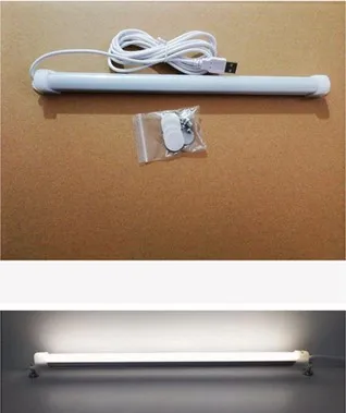 Светодиодная лента с USB 2835 SMD, светодиодный светильник для книг, настольная лампа для прикроватного чтения, кабинета, офисного шкафа, ночной Светильник - Цвет корпуса: Cool White